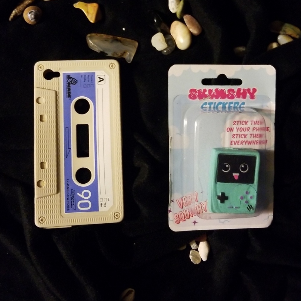 iPhone Cassette Tape Cover + Gameboy Squishy